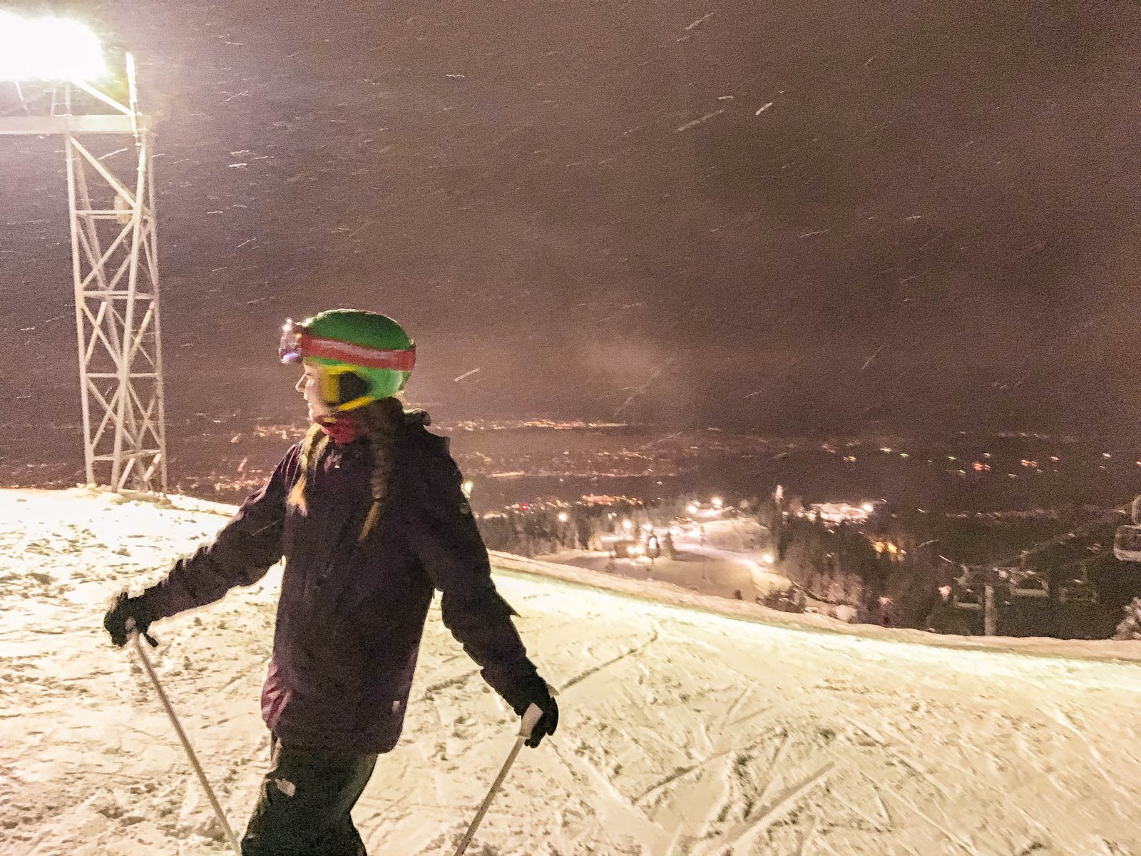 jana meerman grouse mountain night skiing-1