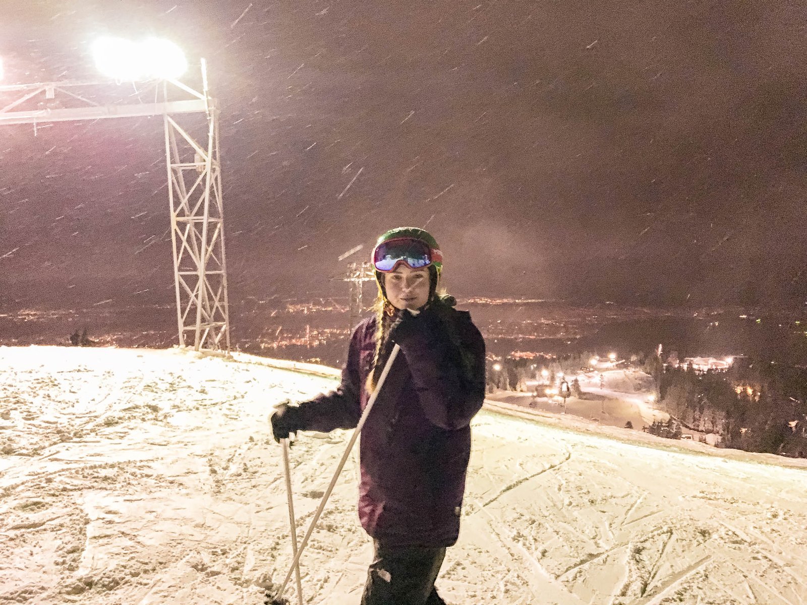 jana meerman grouse mountain night skiing-1