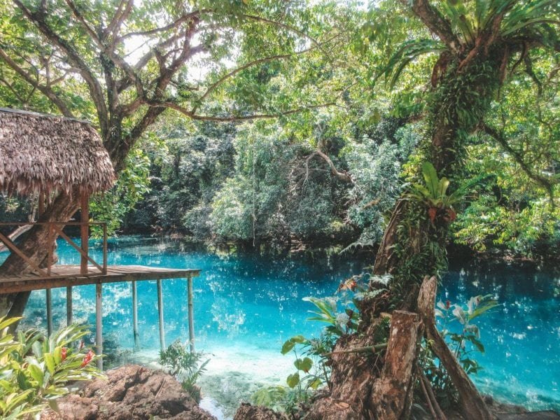 Visiting Espiritu Santo's Blue Holes in Vanuatu | Jana Meerman