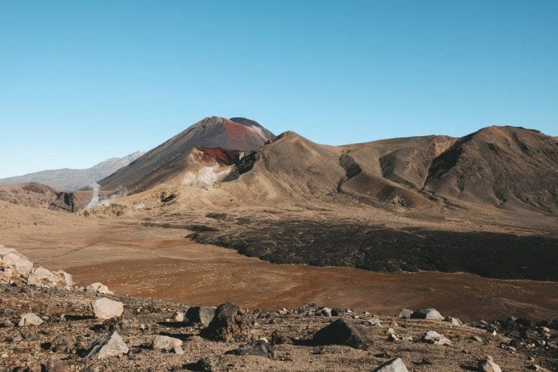 Hiking the Tongariro Alpine Crossing in Tongariro National Park, New ...