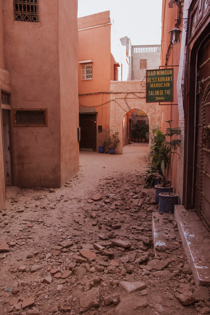 jana meerman morocco earthquake marrakech damage (1)