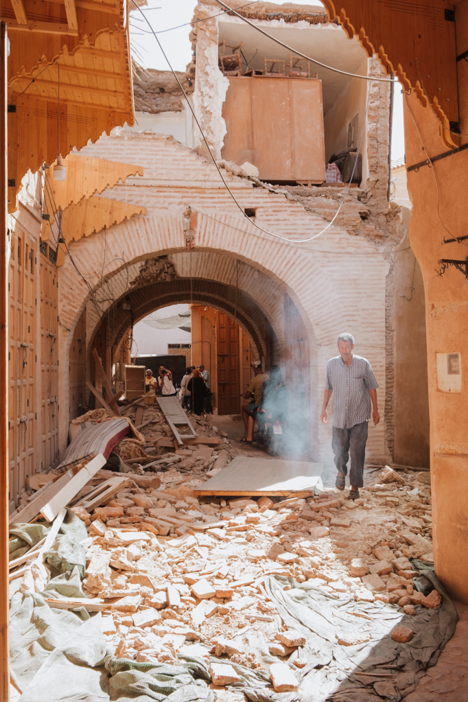 jana meerman morocco earthquake marrakech damage (1)