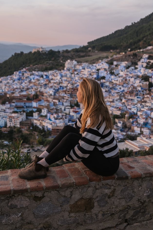 jana meerman sunset spanish mosque chefchaouen morocco (1)