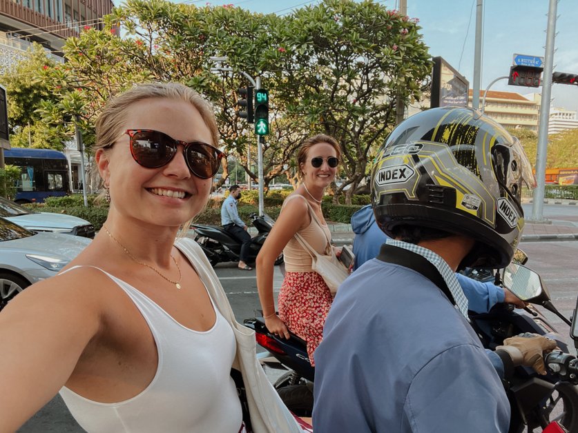 jana meerman grab scooter bangkok thailand