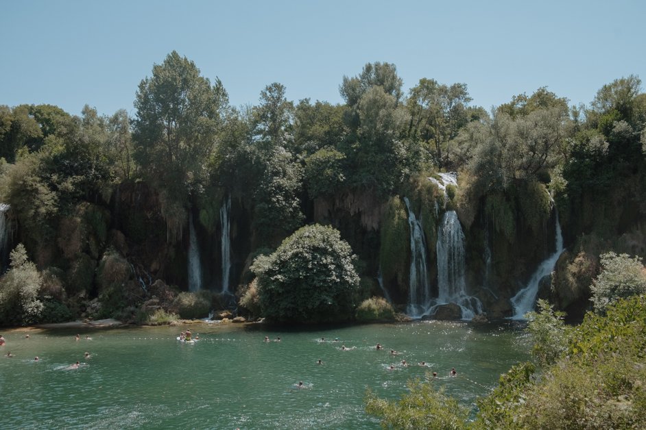 Visiting Kravica Waterfall