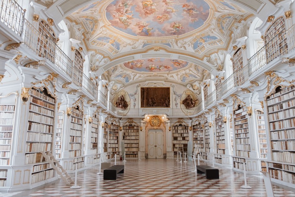 Visiting Stift Admont Library