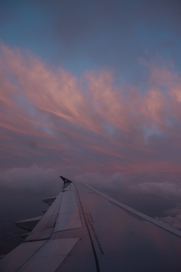 jana meerman air france airplane window view sunset-4