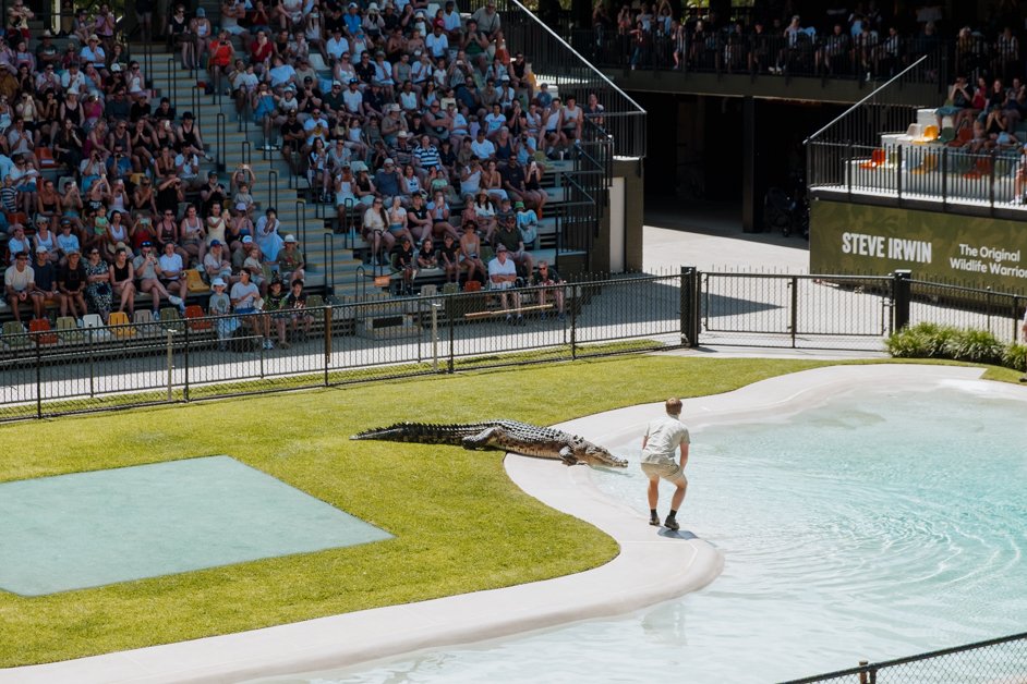 Visiting Australia Zoo in Beerwah, Australia