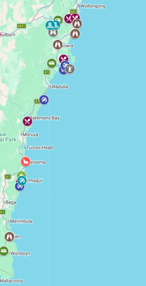 jana meerman australia south coast roadtrip