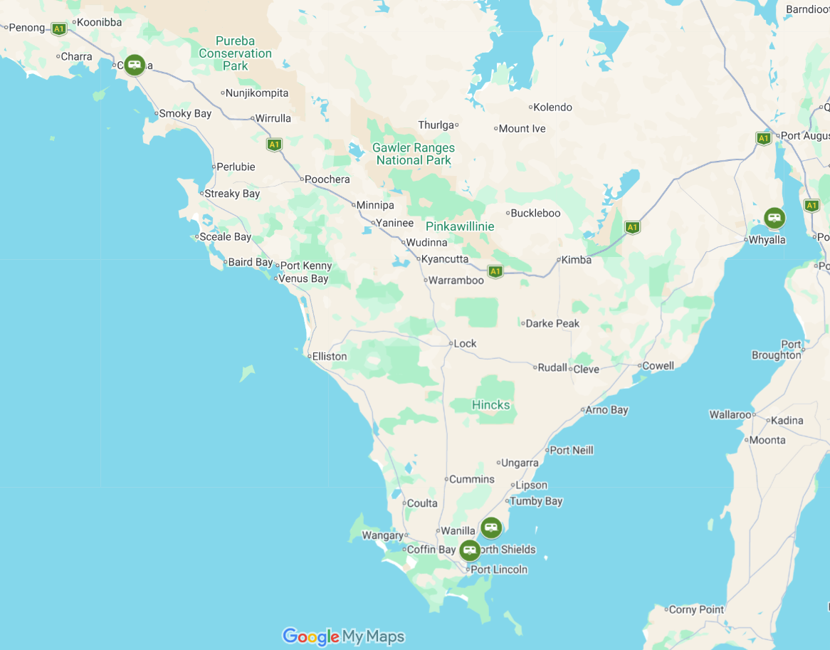 jana meerman free camping eyre peninsula south australia