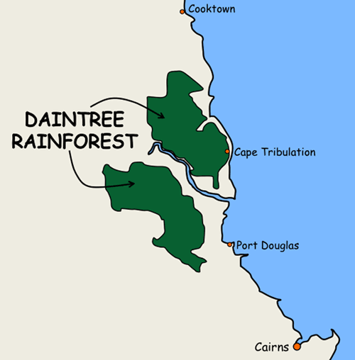 jana meerman daintree rainforest map