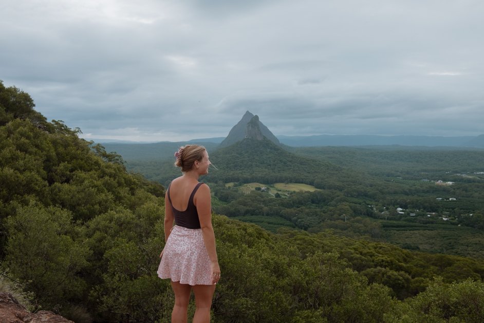 Mount Ngungun Hike in the Glass House Mountains, Australia