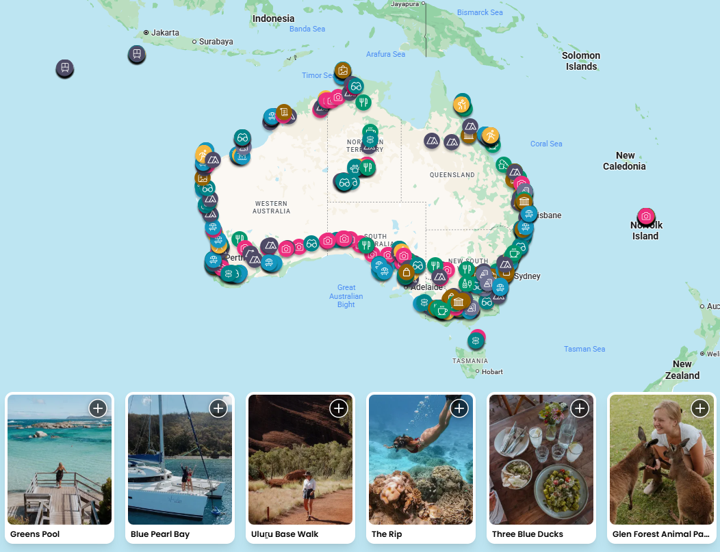 jana meerman ultimate australia map